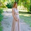 Beige Multiway Maxi Dress